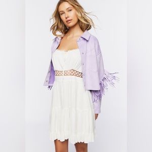 Forever 21 purple jacket